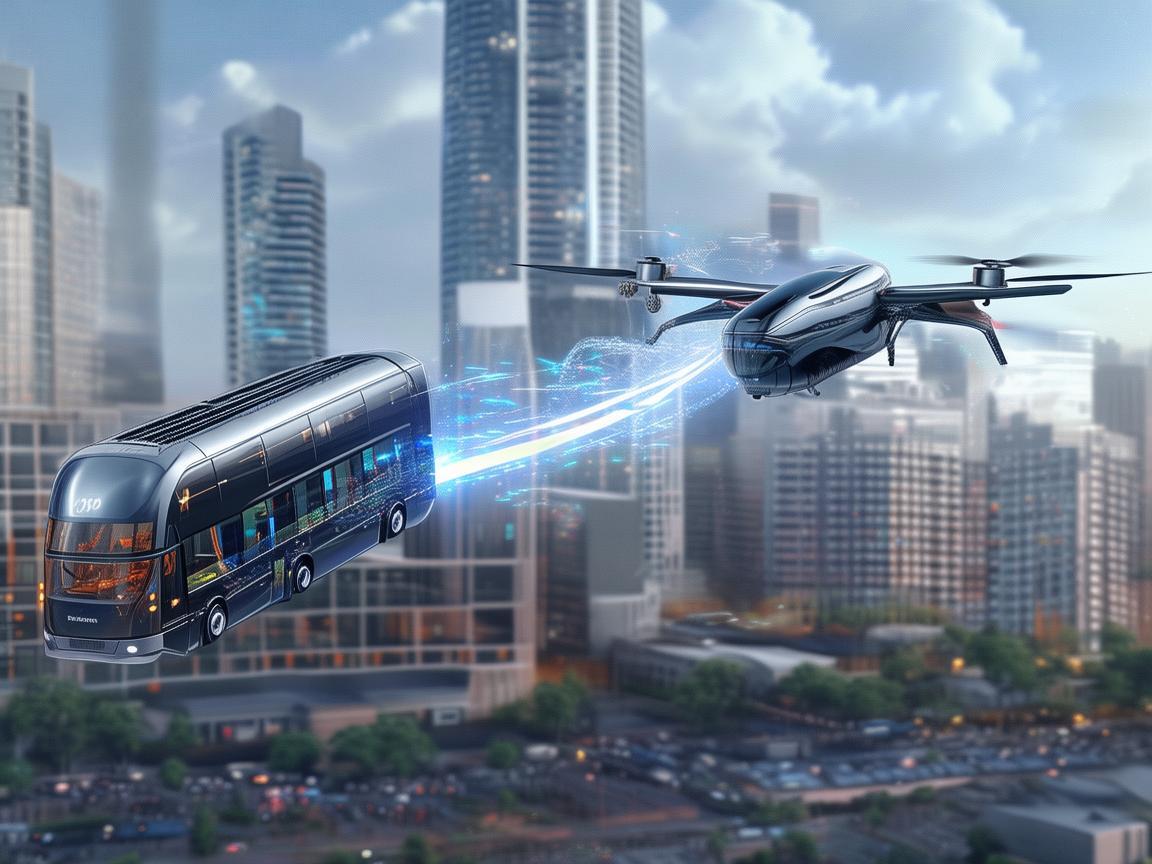 双层巴士与无人机通讯联络，探索别样空中协作