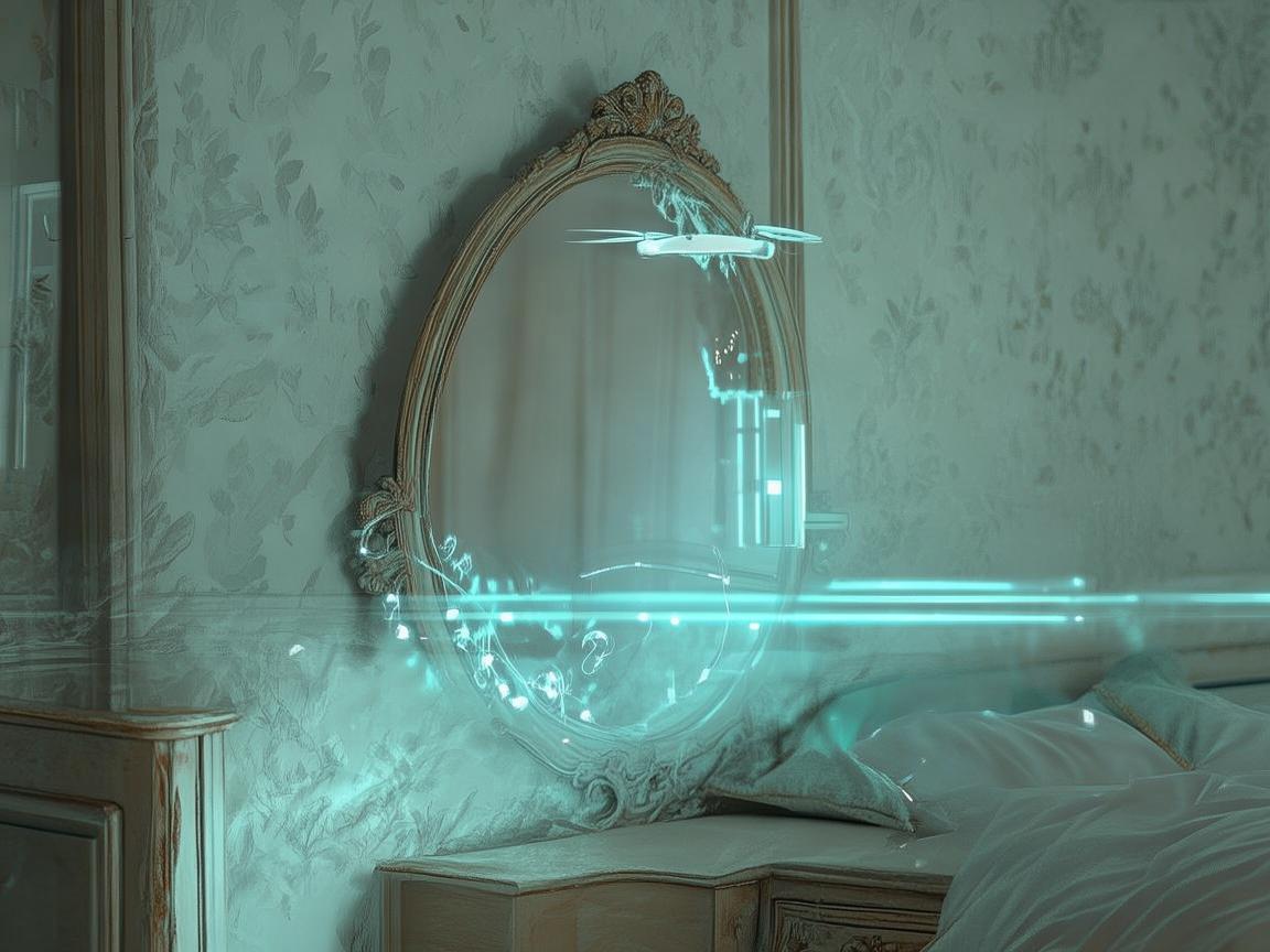 穿衣镜与无人机通讯联络的奇妙关联