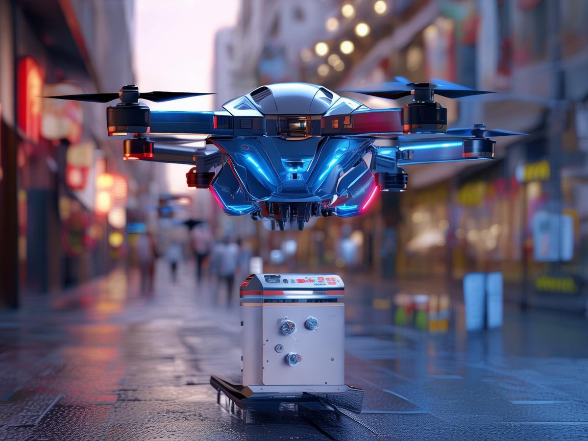 无人机通讯助力多功能清洁用品架应用