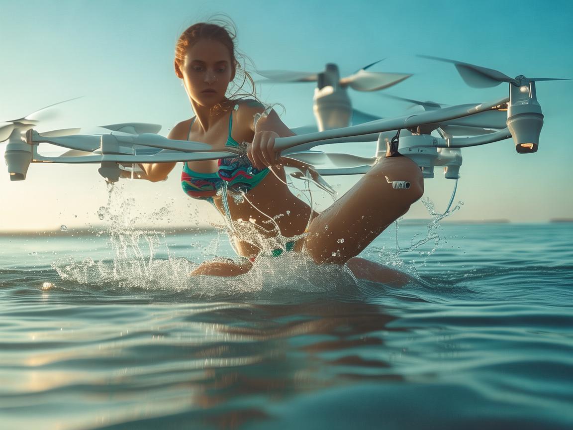 泳衣与无人机通讯联络的奇妙关联